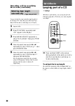 Preview for 30 page of Sony MHC-ZX10 - Mini Hifi Component System Operating Instructions Manual