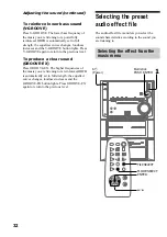 Предварительный просмотр 32 страницы Sony MHC-ZX10 - Mini Hifi Component System Operating Instructions Manual