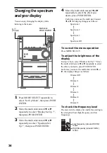 Предварительный просмотр 34 страницы Sony MHC-ZX10 - Mini Hifi Component System Operating Instructions Manual