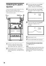 Предварительный просмотр 36 страницы Sony MHC-ZX10 - Mini Hifi Component System Operating Instructions Manual