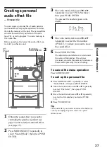 Preview for 37 page of Sony MHC-ZX10 - Mini Hifi Component System Operating Instructions Manual