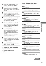 Preview for 39 page of Sony MHC-ZX10 - Mini Hifi Component System Operating Instructions Manual