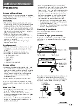 Предварительный просмотр 49 страницы Sony MHC-ZX10 - Mini Hifi Component System Operating Instructions Manual