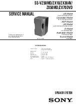 Preview for 76 page of Sony MHC-ZX10 - Mini Hifi Component System Service Manual