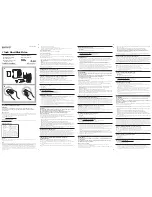 Sony Microdrive RHMD2G Operating Instructions preview