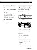 Предварительный просмотр 61 страницы Sony MINIDISC DECK MDS-S38 Operating Instructions Manual