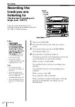 Preview for 32 page of Sony MINIDISC ZS-M35 Operating Instructions Manual