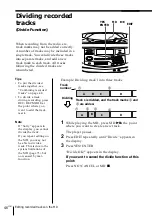 Предварительный просмотр 46 страницы Sony MINIDISC ZS-M35 Operating Instructions Manual