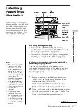 Предварительный просмотр 51 страницы Sony MINIDISC ZS-M35 Operating Instructions Manual