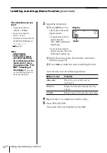 Preview for 52 page of Sony MINIDISC ZS-M35 Operating Instructions Manual