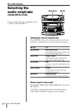 Предварительный просмотр 56 страницы Sony MINIDISC ZS-M35 Operating Instructions Manual