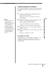 Preview for 137 page of Sony MINIDISC ZS-M35 Operating Instructions Manual