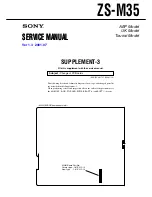 Preview for 103 page of Sony MINIDISC ZS-M35 Service Manual