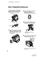 Предварительный просмотр 12 страницы Sony MiniDV Handycam DCR-HC26 Operating Manual