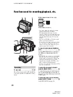 Предварительный просмотр 26 страницы Sony MiniDV Handycam DCR-HC26 Operating Manual