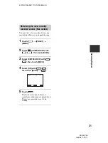 Предварительный просмотр 31 страницы Sony MiniDV Handycam DCR-HC26 Operating Manual