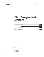 Sony MJ-L1 Operating Instructions Manual предпросмотр