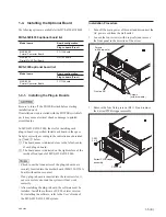 Preview for 9 page of Sony MKS-6550 Installation Manual