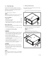 Preview for 11 page of Sony MKS-6550 Installation Manual