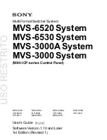 Sony MKS-6550 User Manual предпросмотр