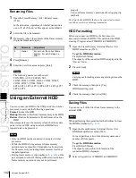 Предварительный просмотр 142 страницы Sony MKS-6550 User Manual