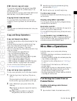 Предварительный просмотр 149 страницы Sony MKS-6550 User Manual