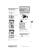 Preview for 5 page of Sony Model XR-3509 Operating Instructions Manual