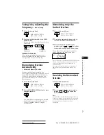 Preview for 7 page of Sony Model XR-3509 Operating Instructions Manual