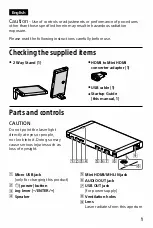 Preview for 3 page of Sony MP-CL1 Startup Manual