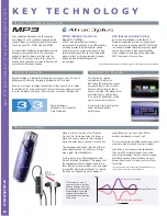 Предварительный просмотр 3 страницы Sony MP3 Walkman Brochure