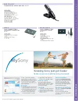 Предварительный просмотр 22 страницы Sony MP3 Walkman Brochure