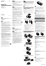 Sony MPA-BT1A Operating Instructions предпросмотр