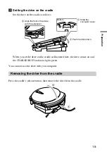 Preview for 19 page of Sony MPD-AP20U User Manual