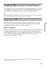 Preview for 25 page of Sony MPD-AP20U User Manual