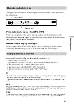 Preview for 33 page of Sony MPD-AP20U User Manual