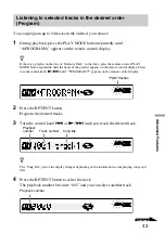 Preview for 43 page of Sony MPD-AP20U User Manual