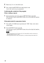 Preview for 44 page of Sony MPD-AP20U User Manual