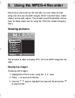 Preview for 17 page of Sony MPEG4  Video Recorder User Manual