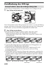 Предварительный просмотр 16 страницы Sony MPK-DVF7 O-ring Maintenance Manual