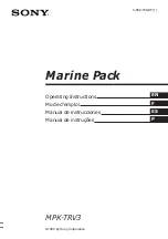 Sony MPK-TRV3 Operating Instructions Manual предпросмотр