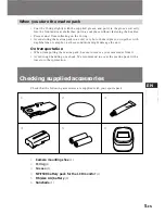 Preview for 6 page of Sony MPK-TRV7 Operating Instructions Manual