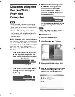 Preview for 12 page of Sony MRW-EA7 Operating Instructions Manual