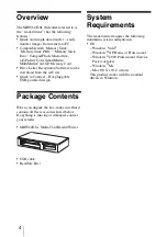 Preview for 4 page of Sony MRW62E-S1 Operating Instructions Manual