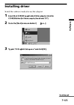 Предварительный просмотр 7 страницы Sony MSAC-FD1A Operating Instructions Manual