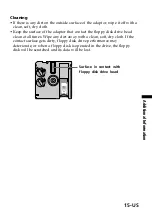 Предварительный просмотр 15 страницы Sony MSAC-FD1A Operating Instructions Manual