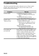 Предварительный просмотр 16 страницы Sony MSAC-FD1A Operating Instructions Manual