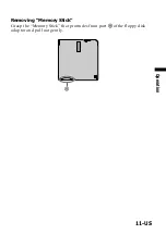 Предварительный просмотр 11 страницы Sony MSAC-FD1B Operating Instructions Manual