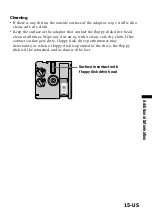 Предварительный просмотр 15 страницы Sony MSAC-FD1B Operating Instructions Manual