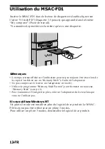 Предварительный просмотр 28 страницы Sony MSAC-FD1B Operating Instructions Manual