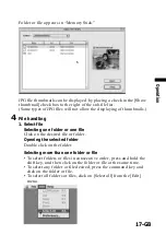 Preview for 17 page of Sony MSAC-FD2M - MAVICA FLOPPY ADPT WIN NT-MAC MVC-FD85 FD90 FD95 Operating Instructions Manual